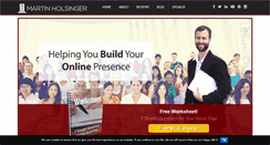Desktop Screenshot of martinholsinger.com
